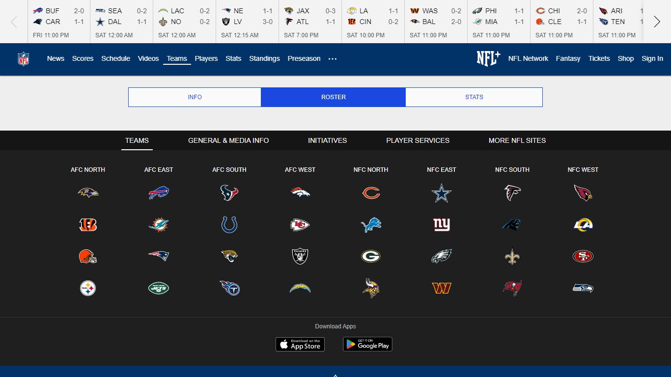 team.DisplayName 2022 Player Roster | NFL.com